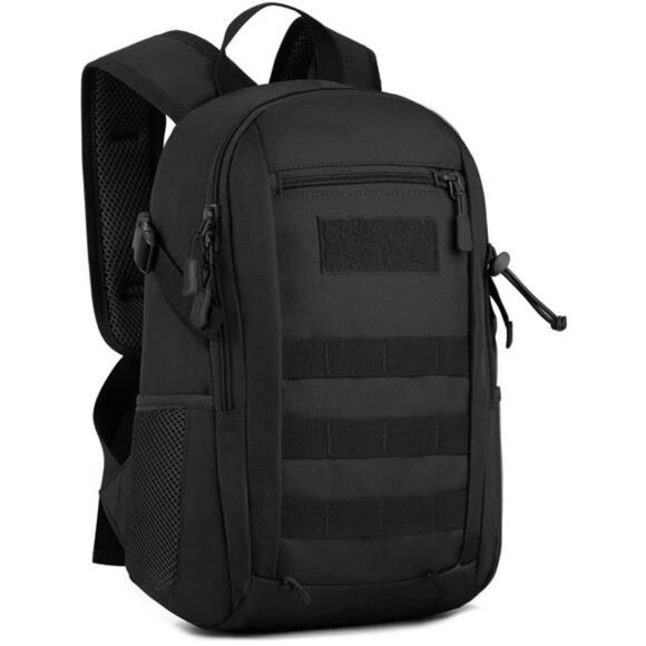 HUNTVP Tactical Mini Backpack MOLLE Military Daypack Hiking Gear 10L